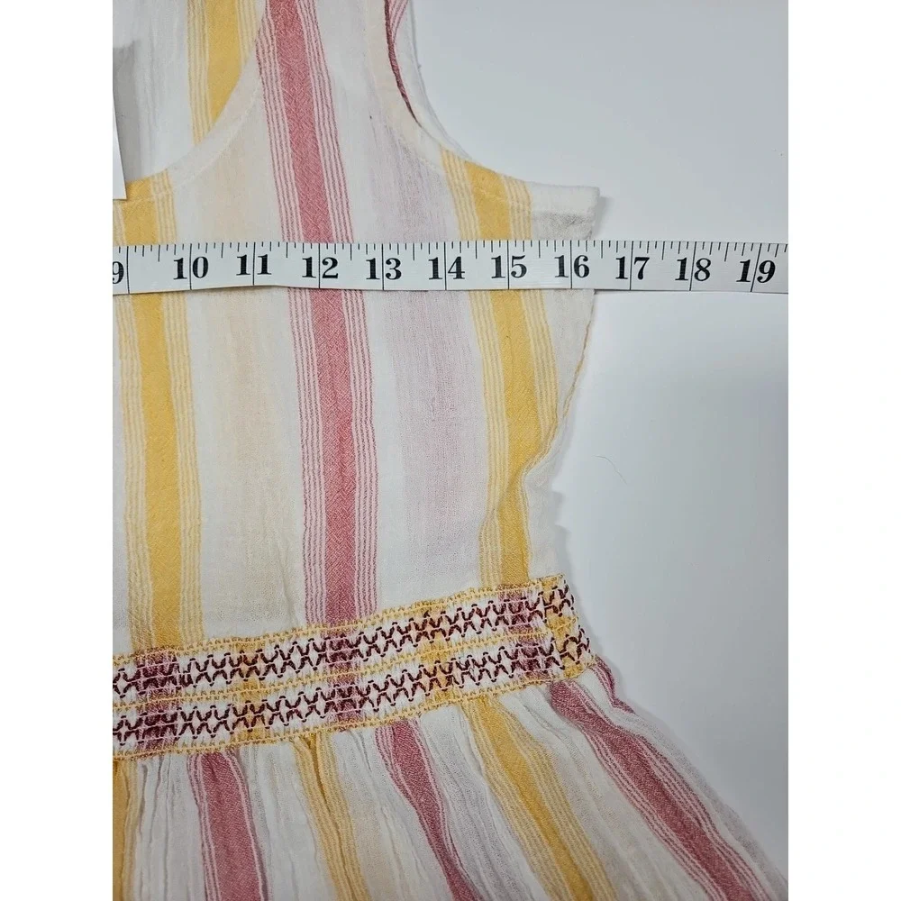 Cotton On‎ Womens Striped Sleeveless Tiered Mini Dress Size XS NWT